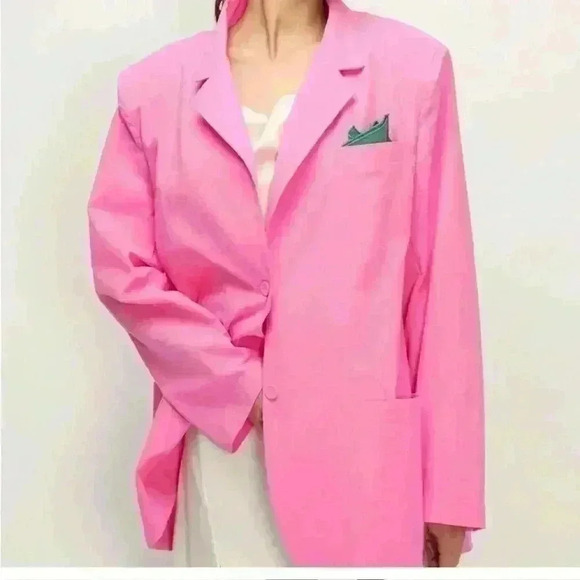 Nwt Storets Brianna Oversized Blazer pink size s/m - Picture 1 of 8